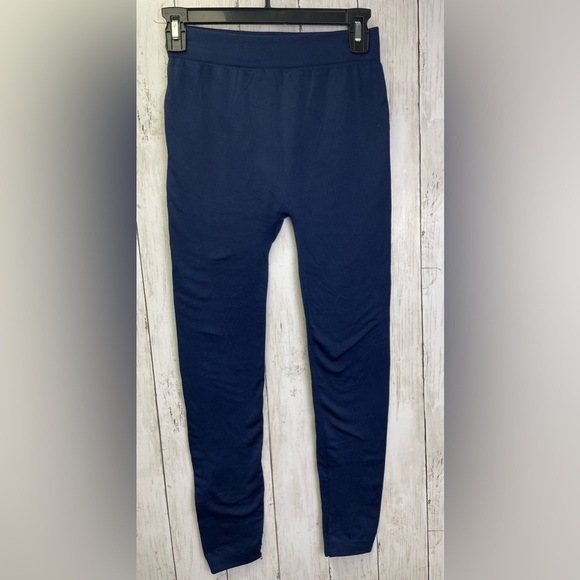 Pack of Three Leggings Brown/Blue/Mustard Size Small - Picture 5 of 16